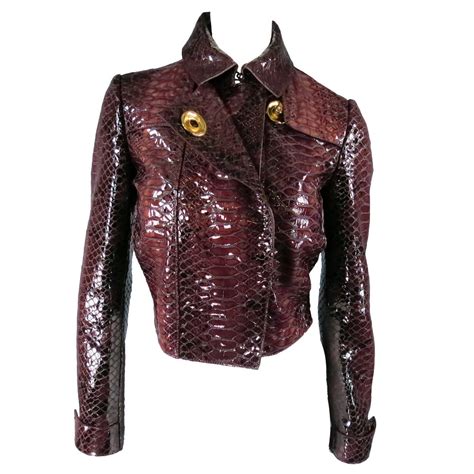 burberry leather jacket on sale|burberry python jacket cropped sale.